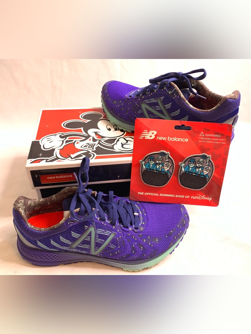 New Balance Run Disney Haunted Mansion Shoes Vazee Pace V2 doom buggy clips 8.5